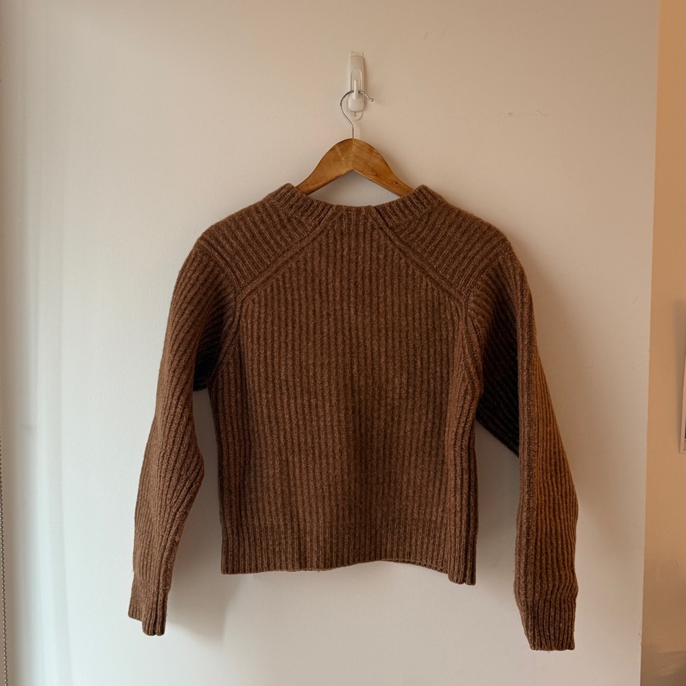 Acne Studios Camel Ribbed Sweater - Picture 5 of 6